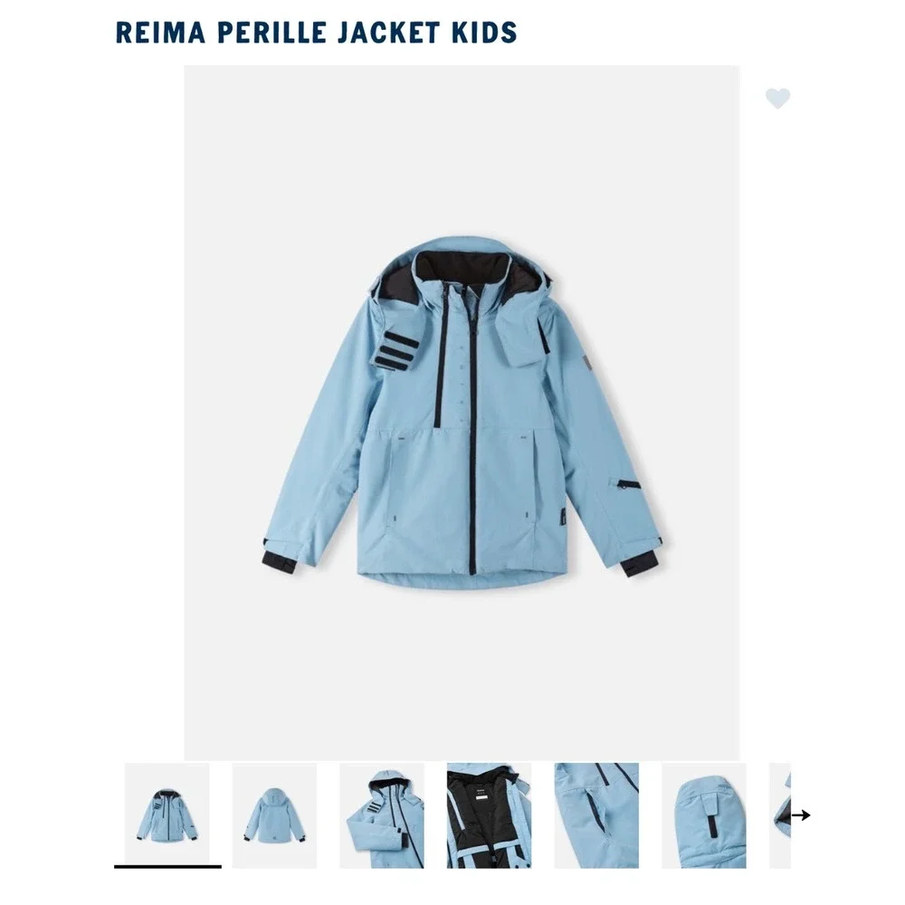 Reima Perille Kids Ski Jacket Light Blue Reimatec+ Snowboard Jacket 158 12  A1